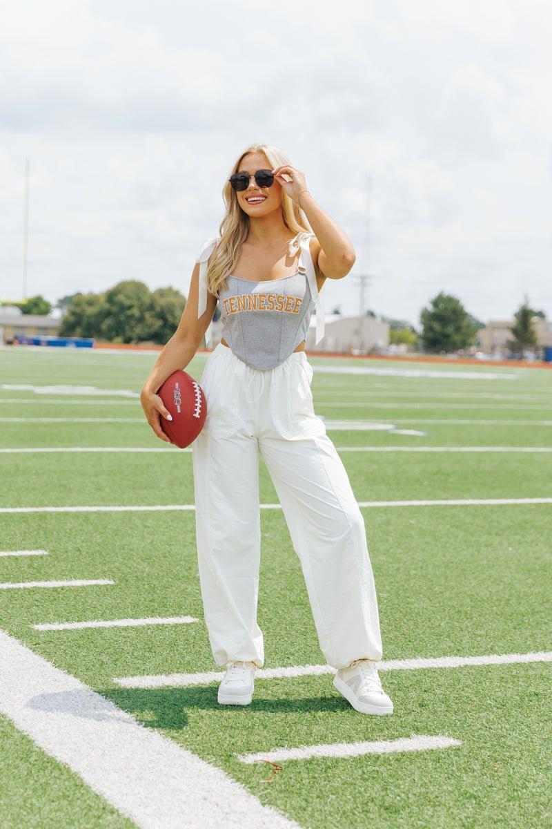 Tennessee Sleeveless Satin Bow Top - FINAL SALE Product Image