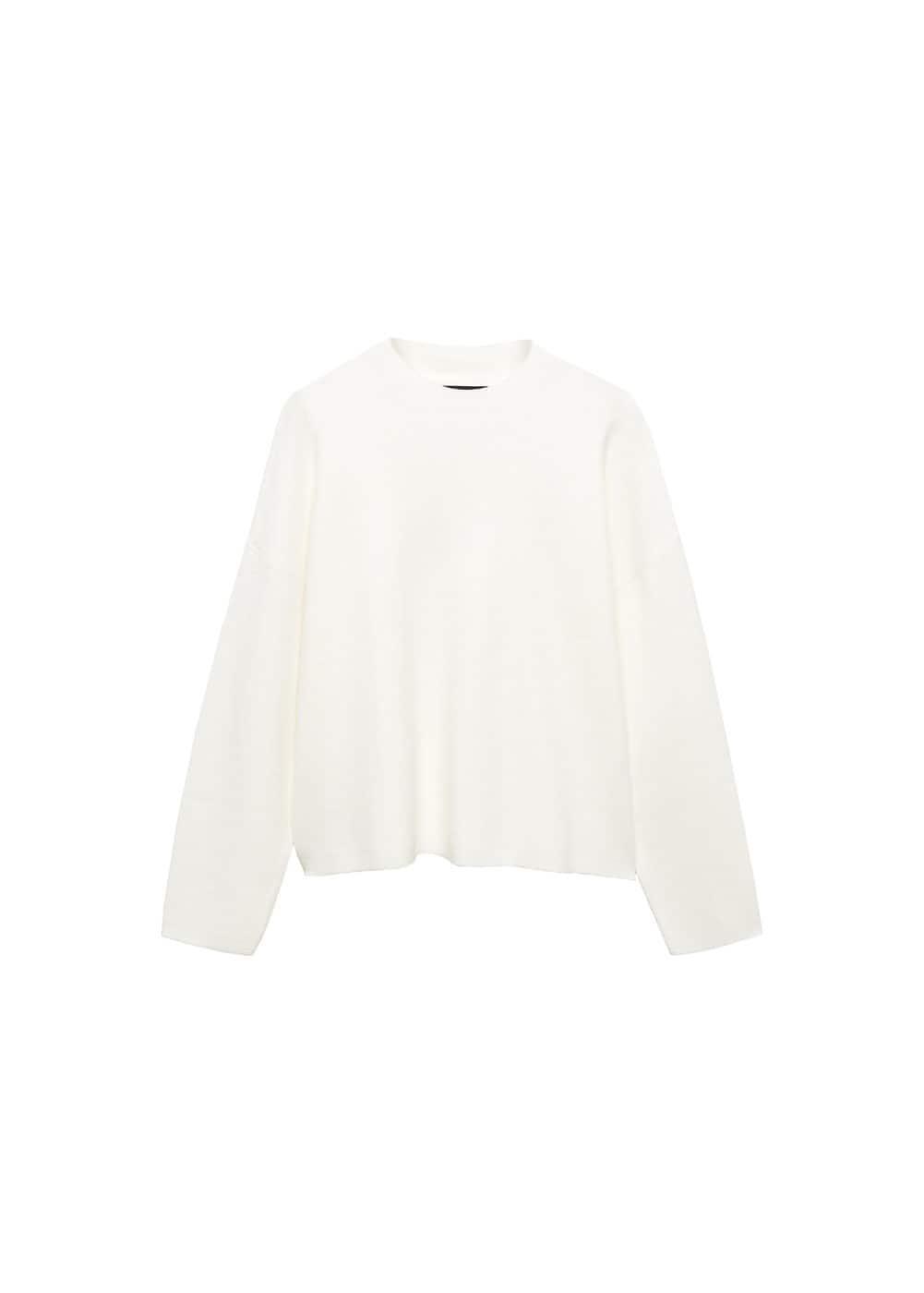 Mango Womens Perkins Neck Knitted Sweater Product Image
