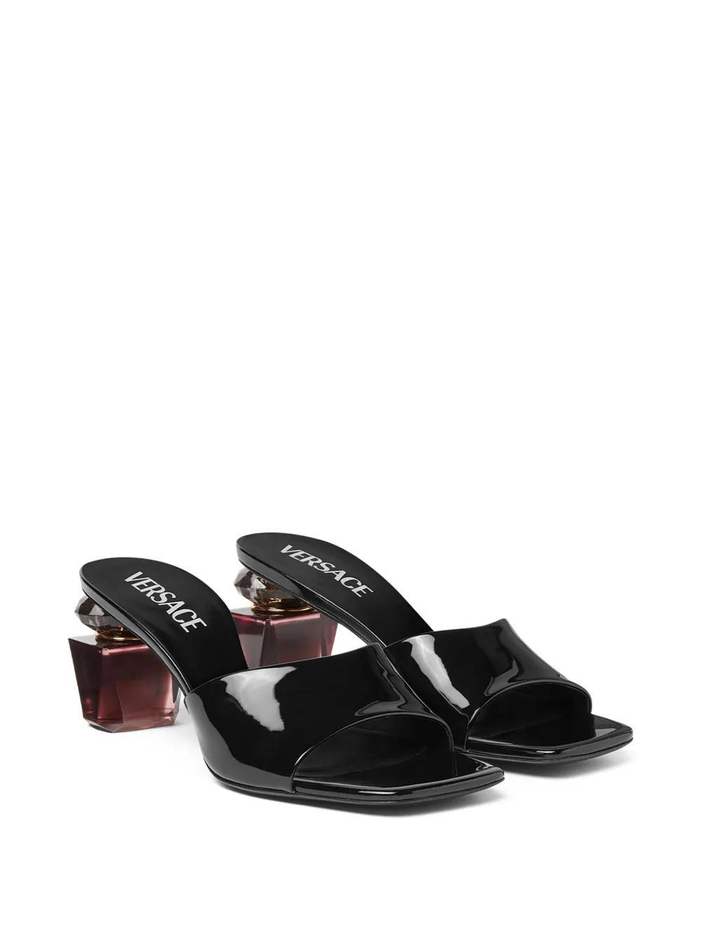 70mm leather mules  Product Image