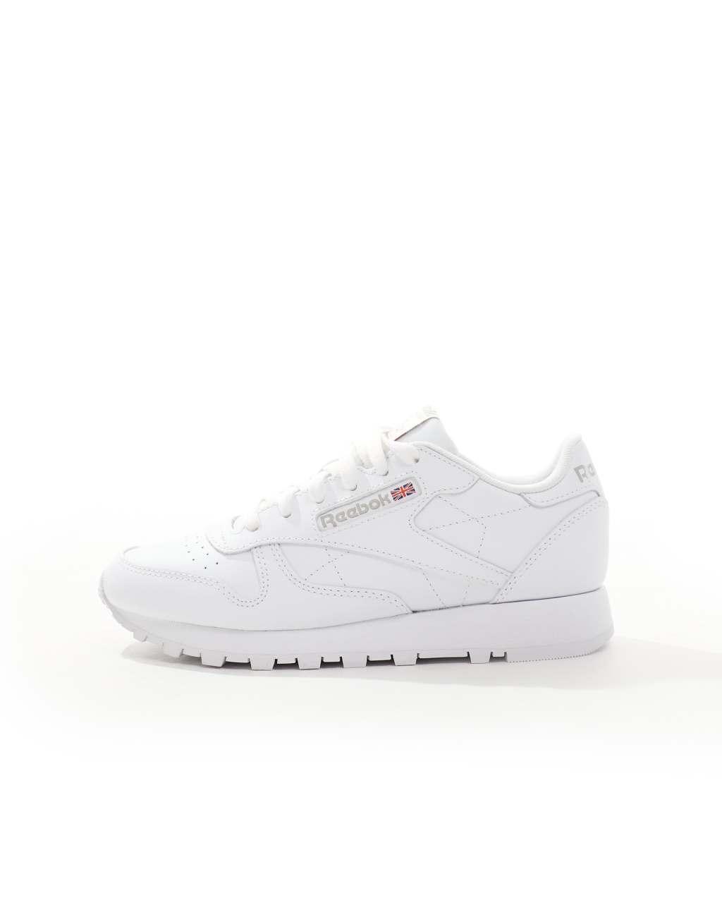 Reebok Classic Leather sneakers in white Product Image