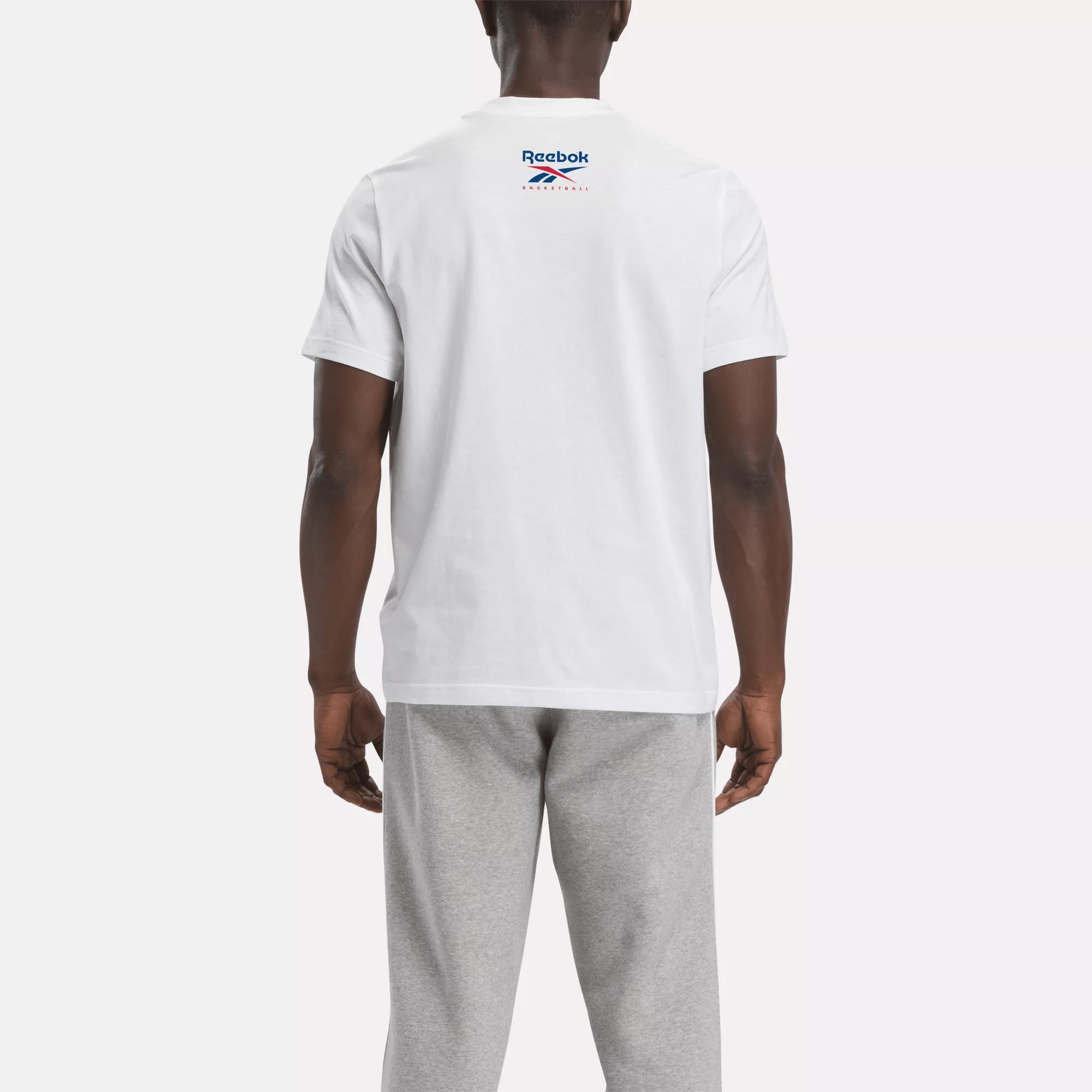 Men's Reebok Identity Big Stacked Logo T-Shirt Male Product Image