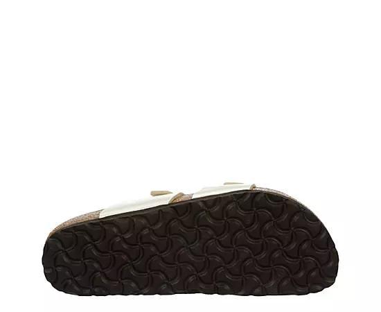 Birkenstock Womens Sydney Luxe Buckle Detail Slide Sandals Product Image