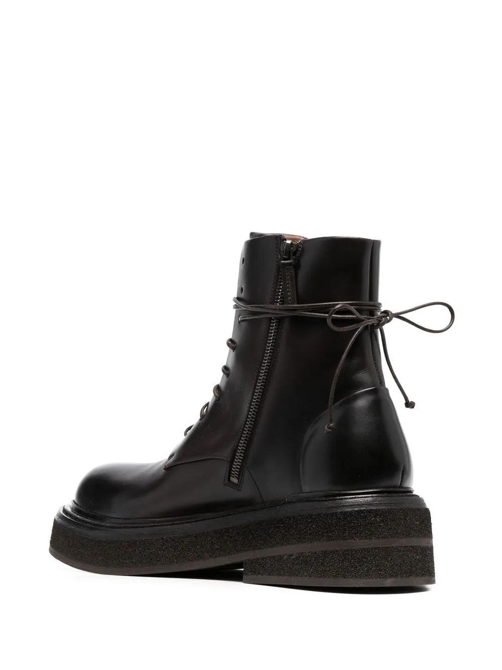 lace-up leather boots Product Image