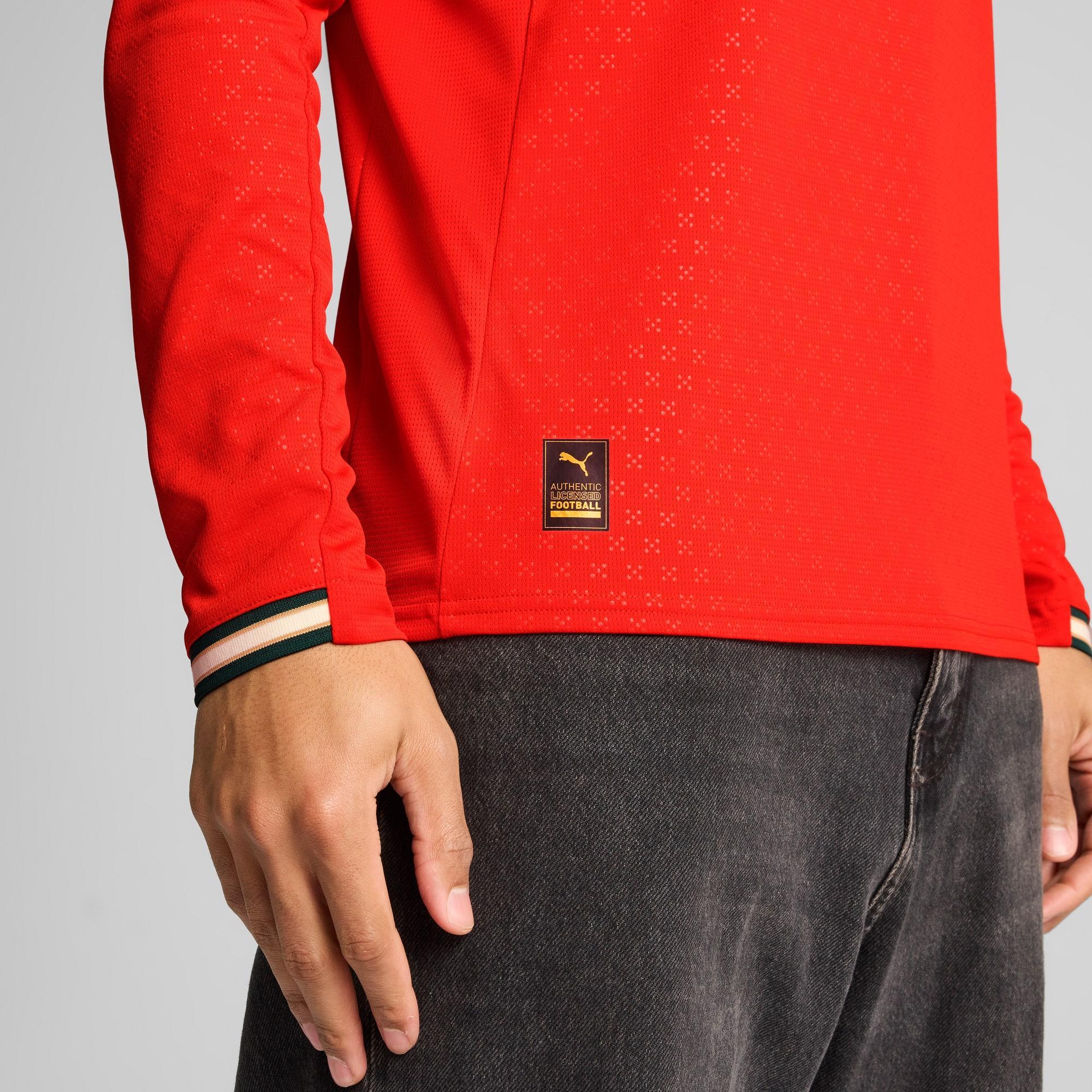 PUMA Portugal '25 Home Replica Men's Long-Sleeve Jersey Product Image