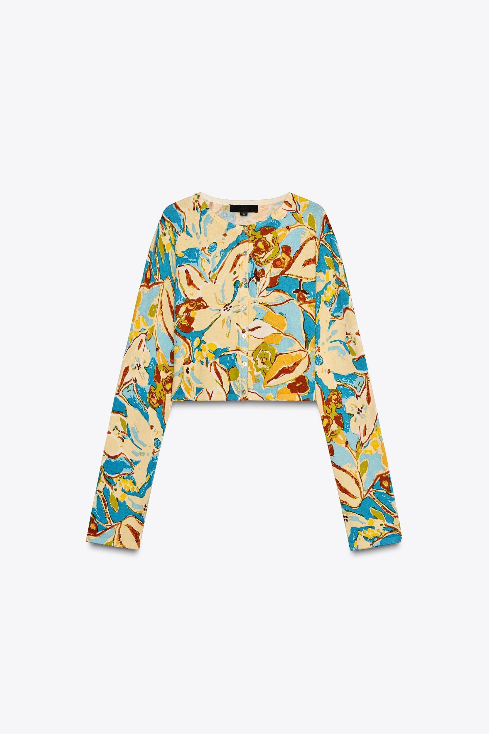 PRINTED KNIT TOP Product Image