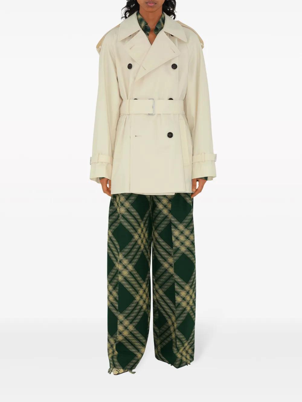 short belted trench coat Product Image