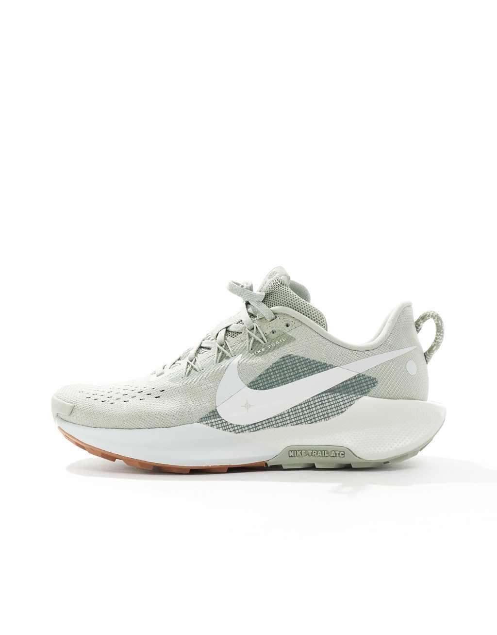 Nike Running Reactx Pegasus Trail 5 sneakers in sage green  Product Image