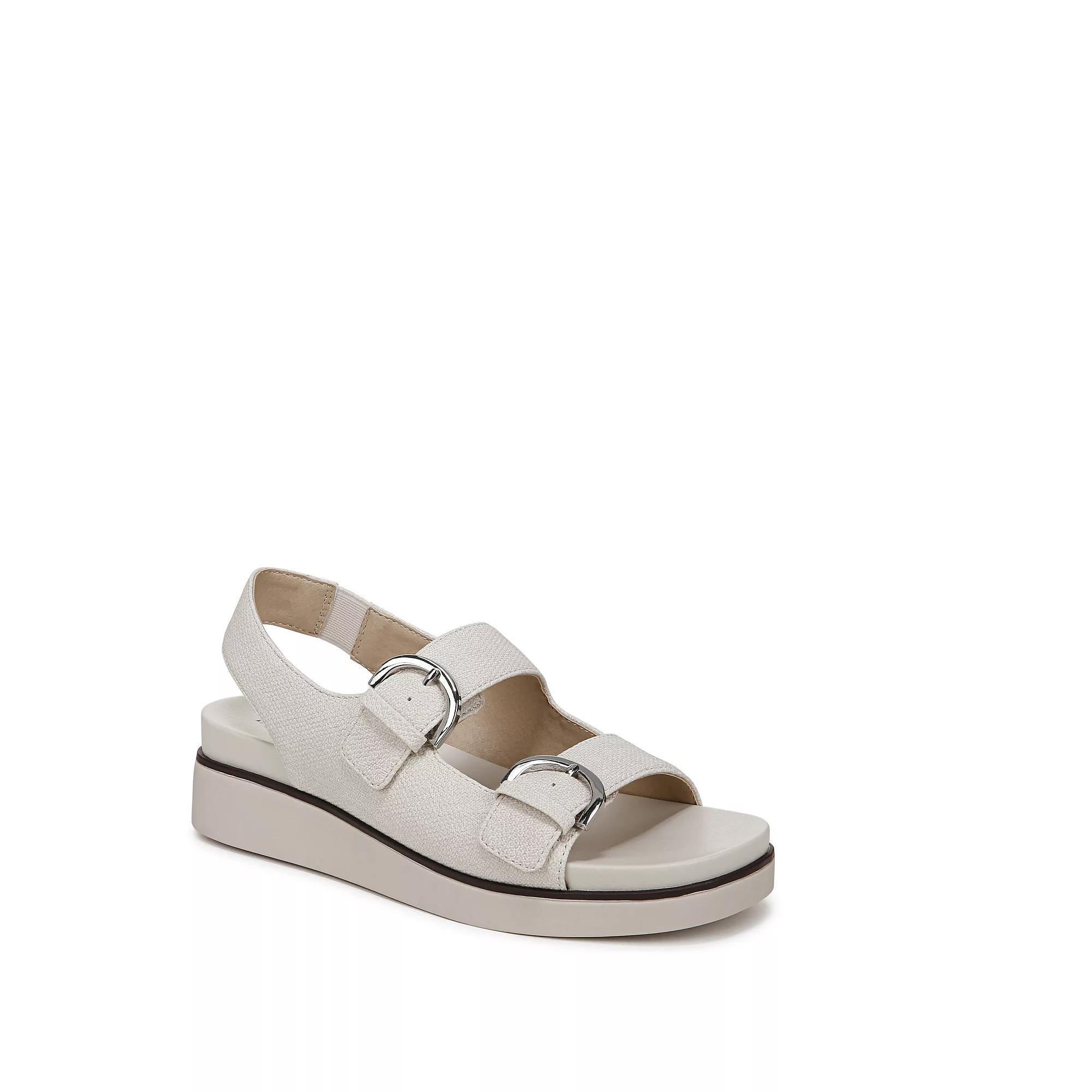 LifeStride Goodie Women's Slingback Platform Sandals, Size: 9.5 Wide, Ivory Product Image
