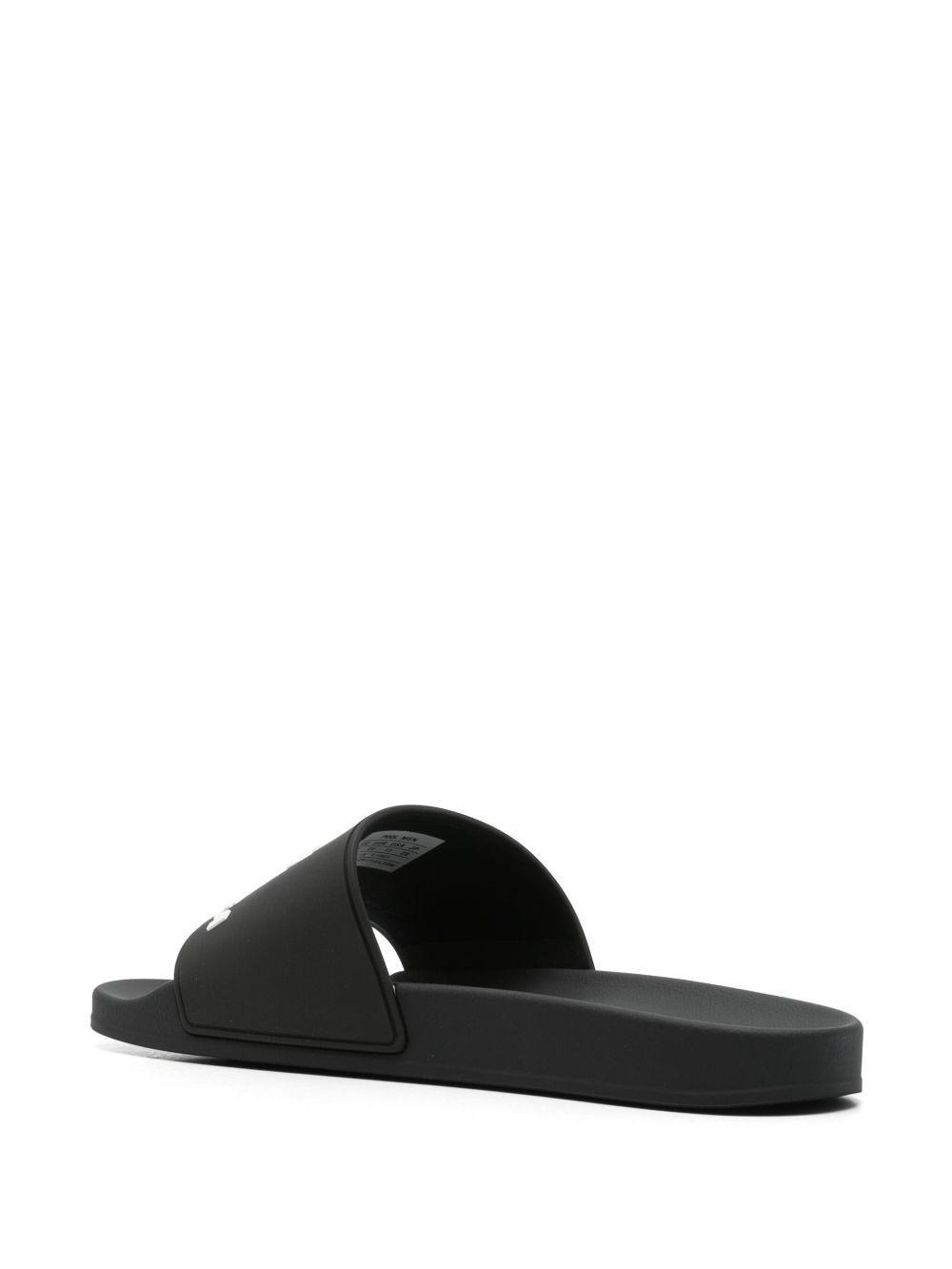 logo-embroidered pool slides Product Image