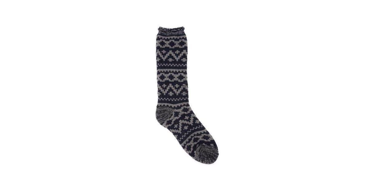 Mens MUK LUKS Heat Retainer Crew Socks Product Image