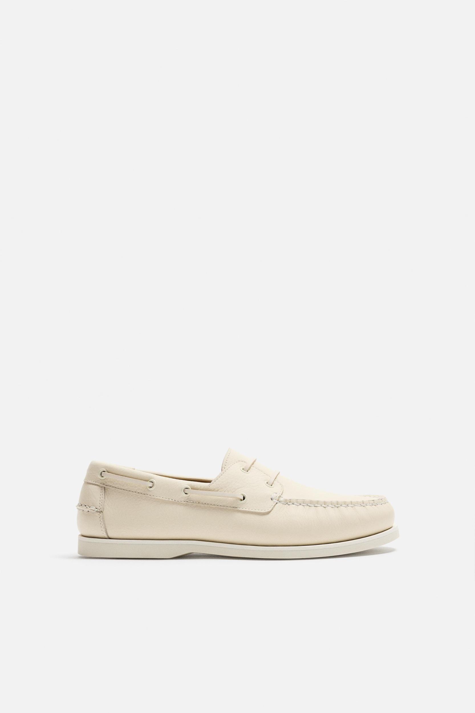 LIMITED EDITION LEATHER BOAT SHOES Product Image