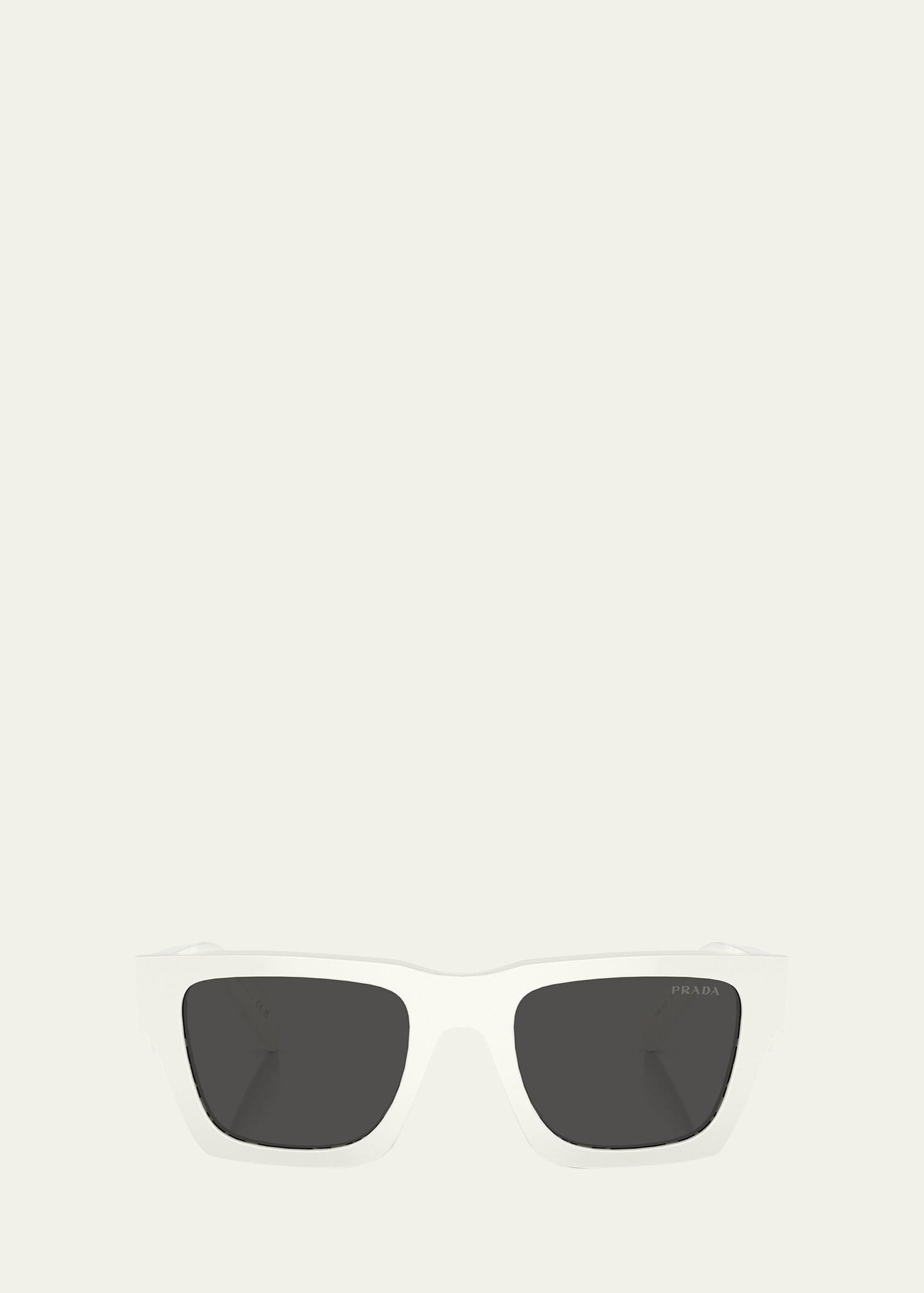 Logo Acetate Rectangle Sunglasses Product Image
