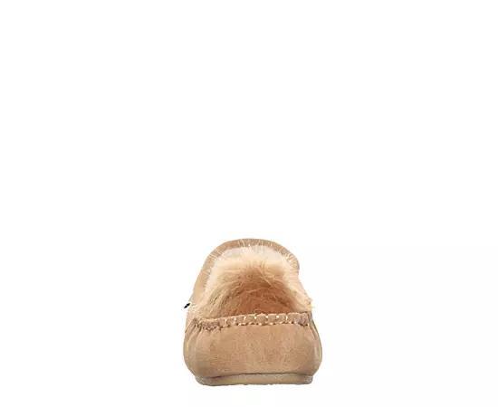 Bearpaw Erika Women's Suede Moccasin Slippers, Size: 11, Iced Brown Product Image