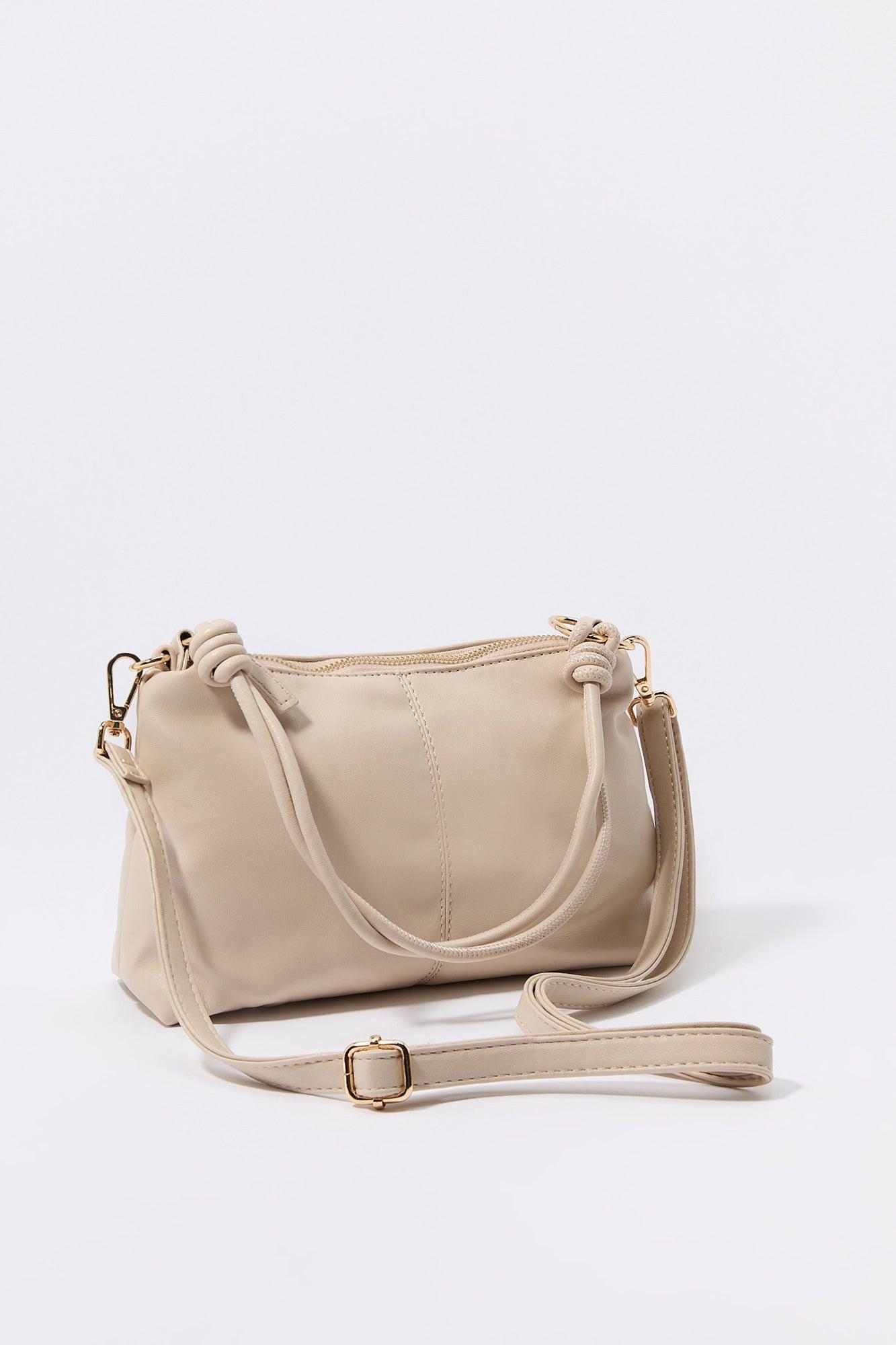 Knotted Handle Crossbody Purse Female Product Image