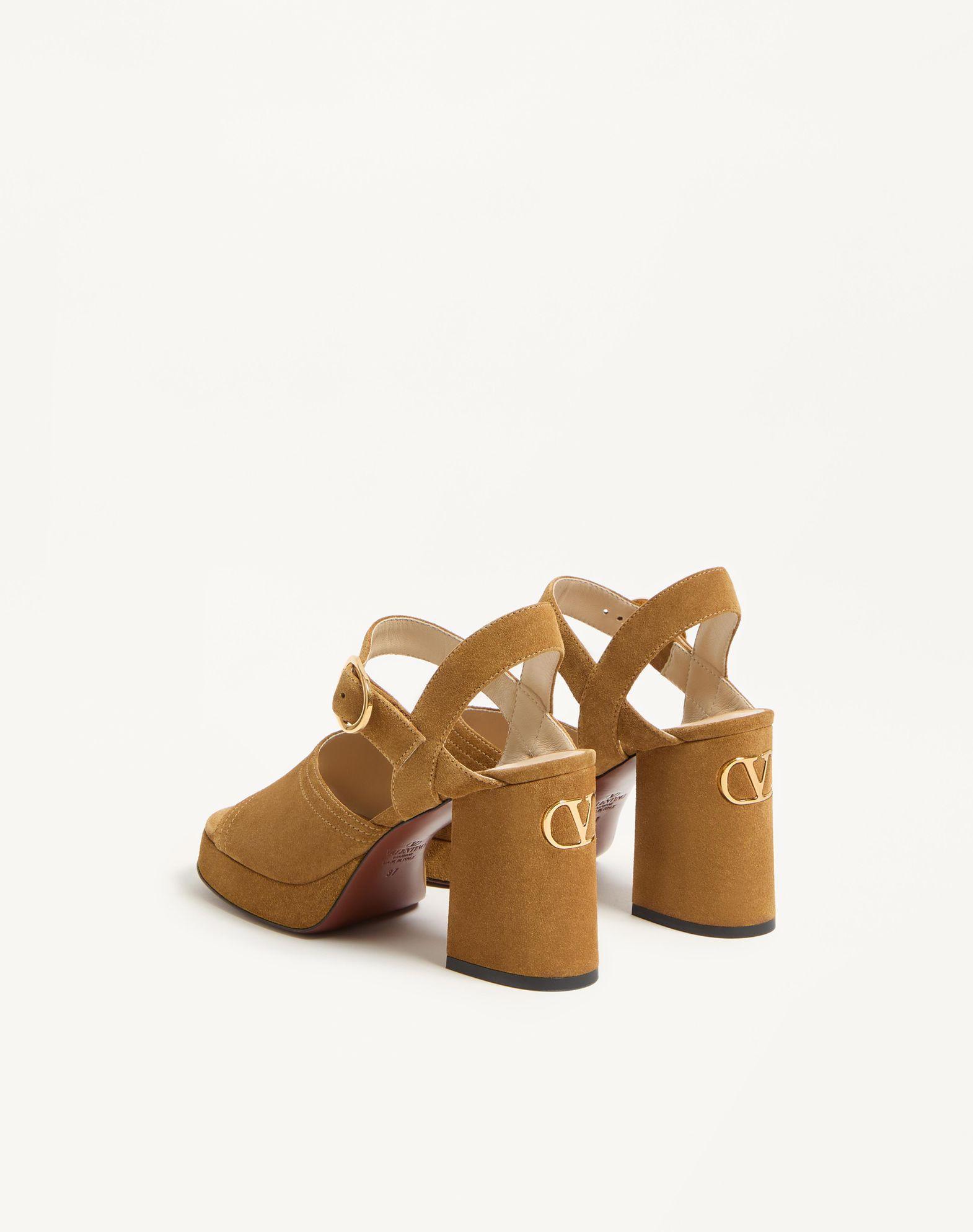 Fawcette Platform Crust Leather Sandal 100Mm Product Image
