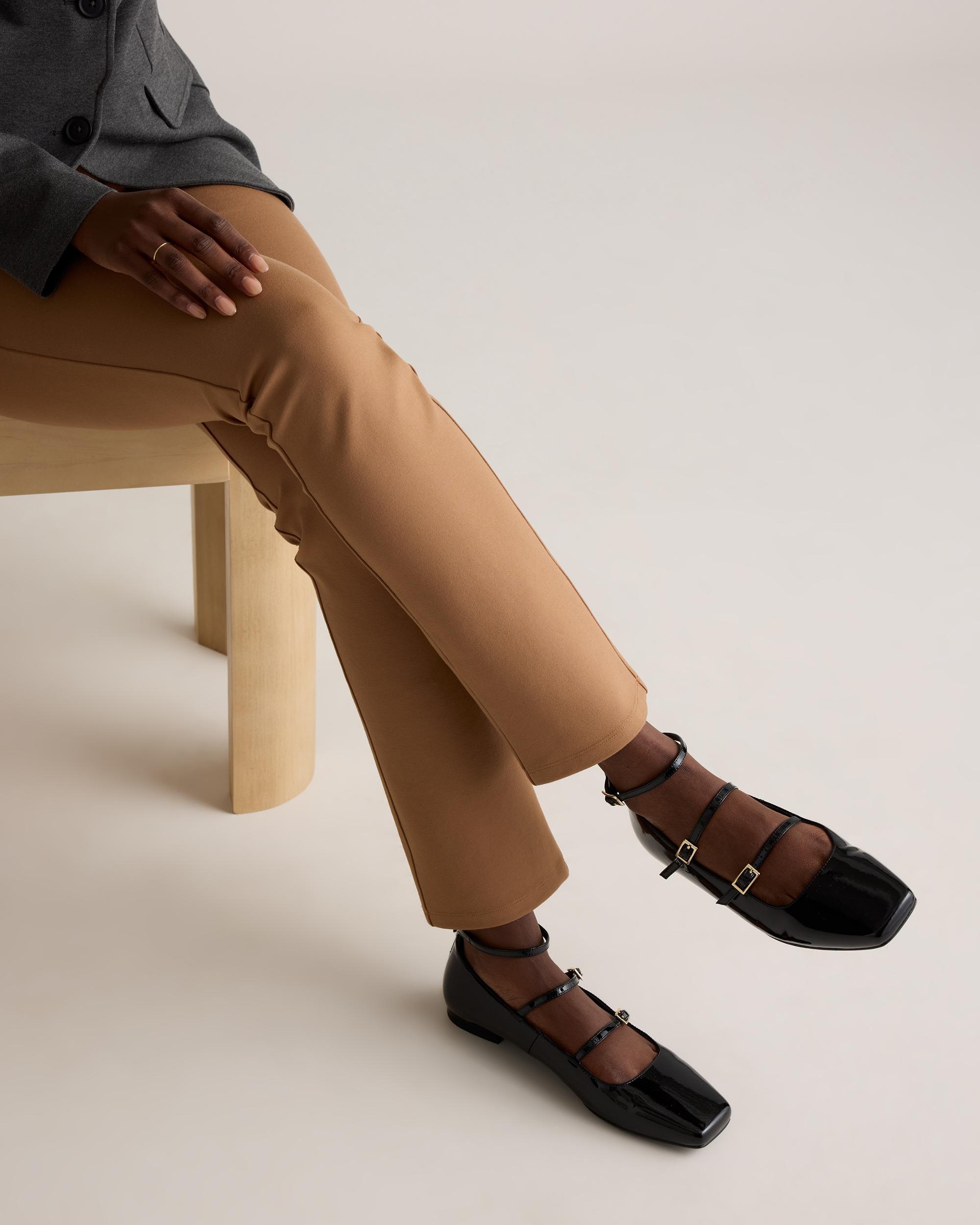Quince | Women's Italian Leather Strappy Ballet Flat Product Image