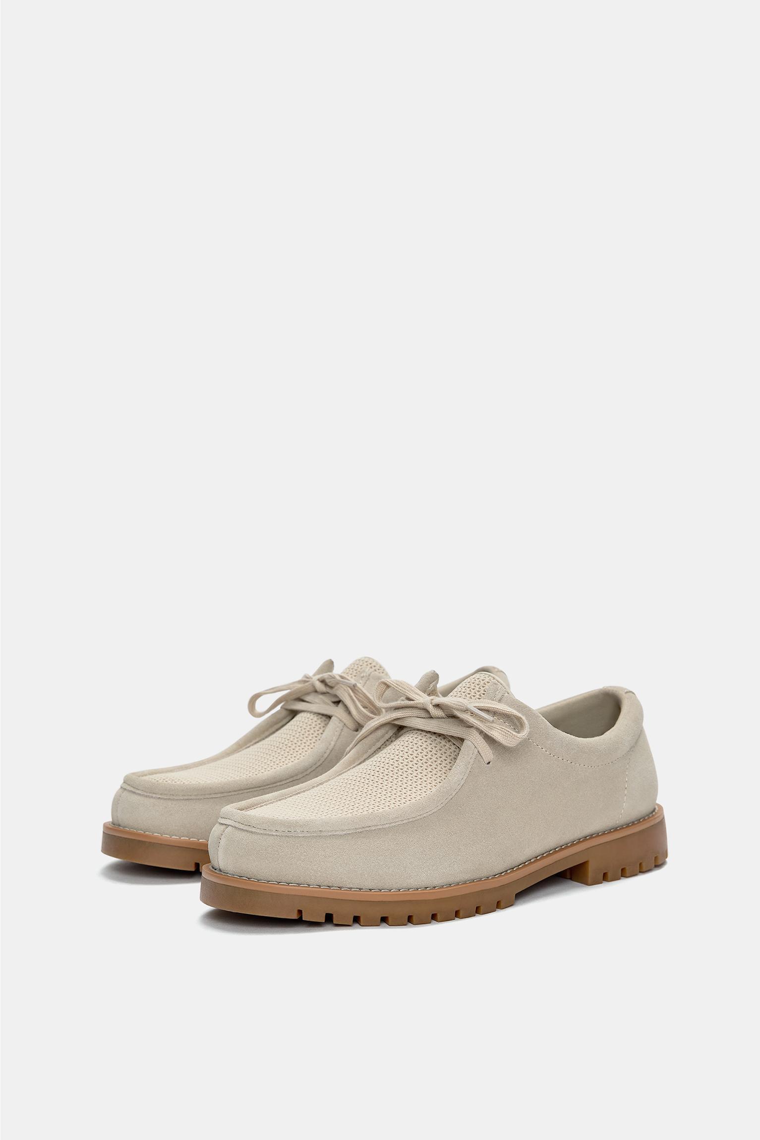 Leather lace-up shoes Product Image