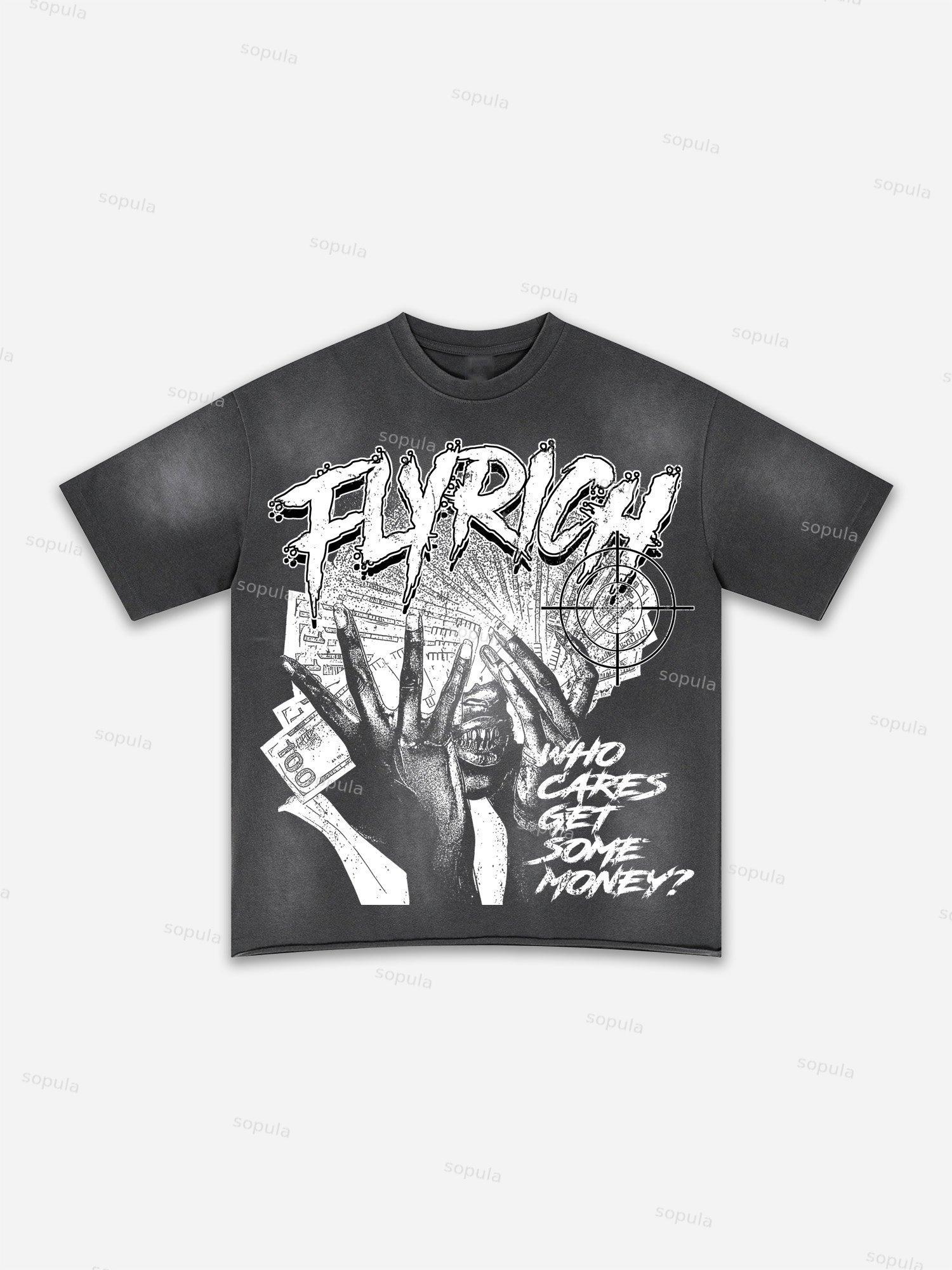 Coors Banquet Rodeo Print Washed T-shirt Product Image