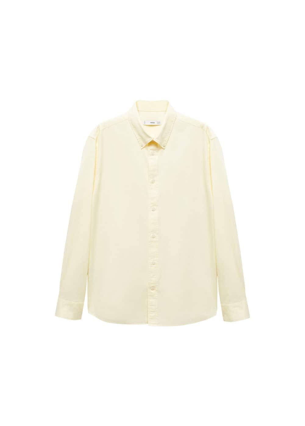 Mango Mens 100% Cotton Regular-Fit Shirt Product Image