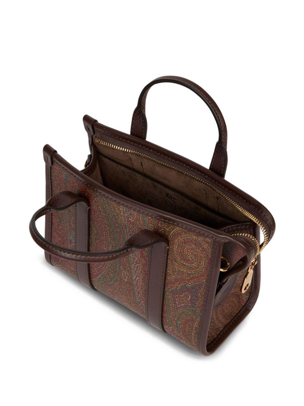 mini paisley-jacquard tote bag Product Image