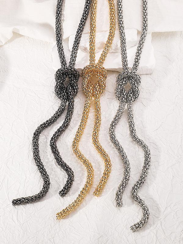 Chains Knot Tasseled Necklaces Accessories Product Image
