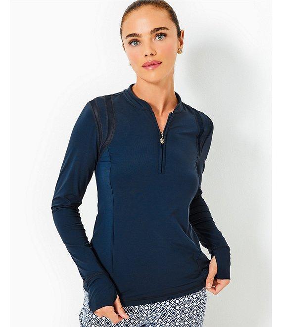 Lilly Pulitzer Islandia Half Zip Long Sleeve Sun Guard Top Product Image