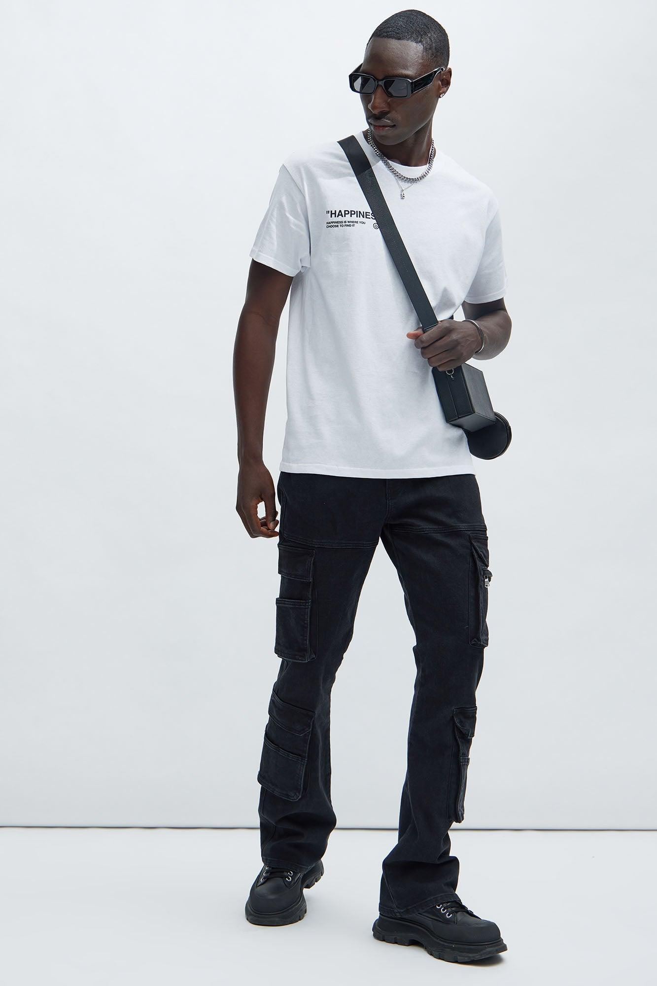 Happiness Short Sleeve Tee - White Product Image