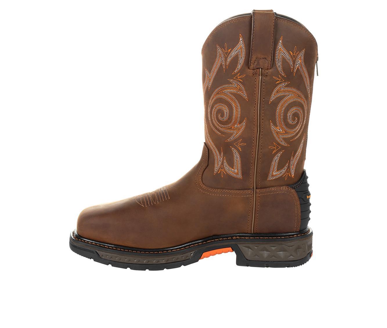 Men's Georgia Boot Carbo-Tec LT Steel Toe Waterproof Pull On Work Boots Product Image