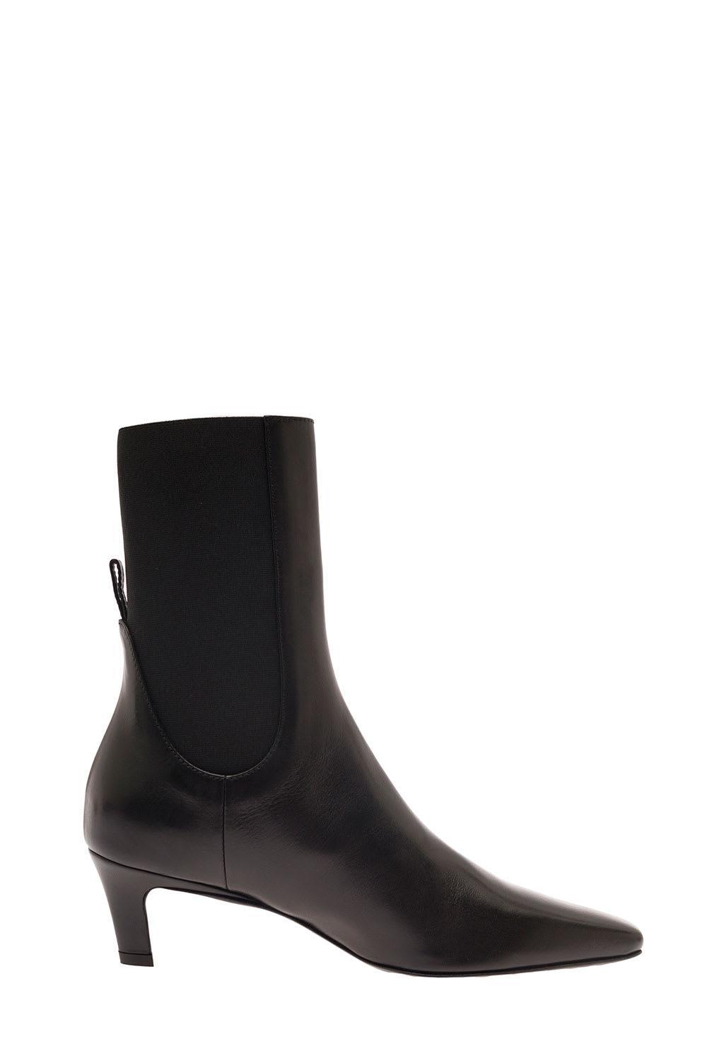 TOTÊME Toteme Woman Ankle Boots Black Size 7 Leather Product Image