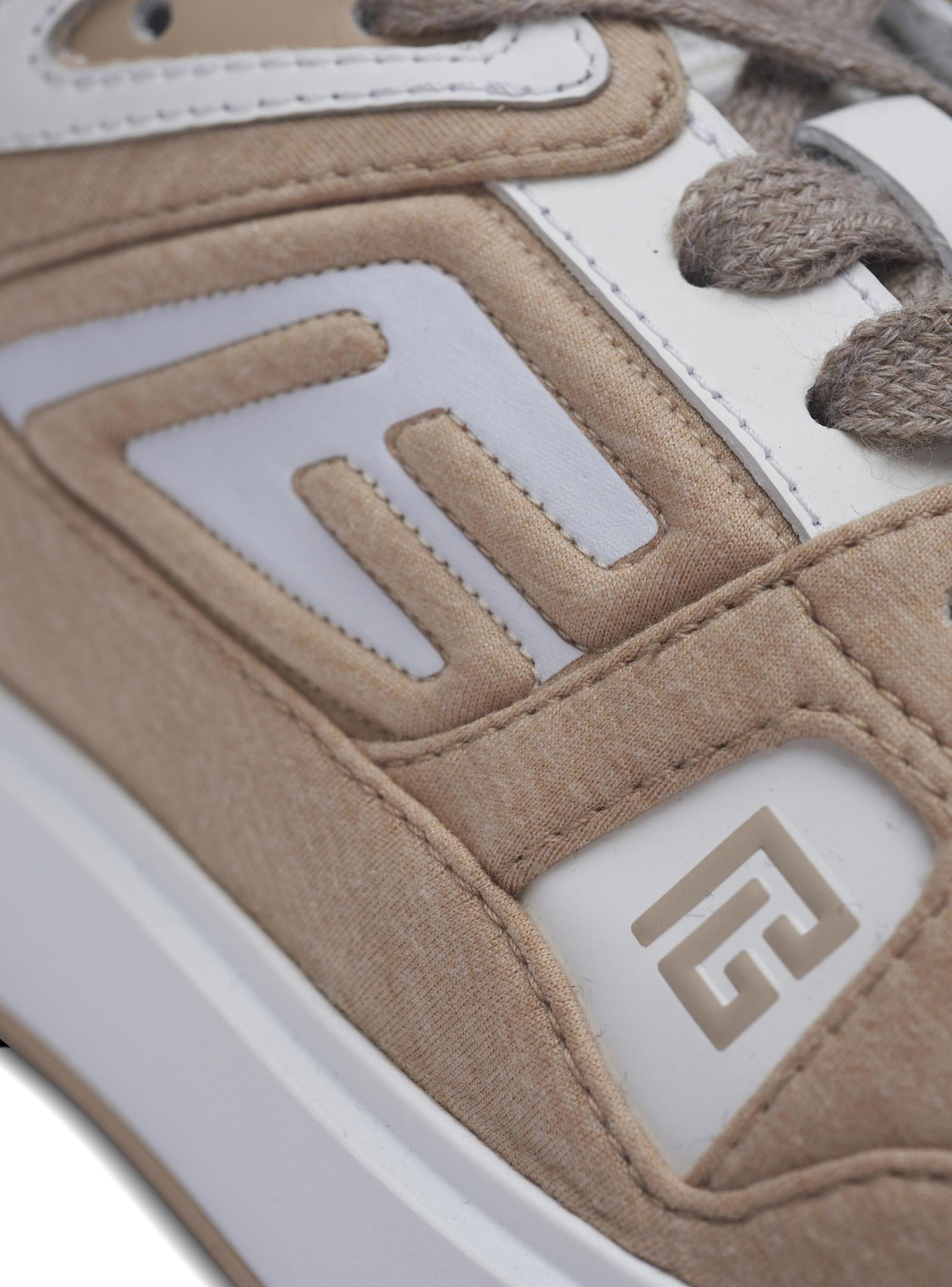 B-Court Skate trainers in fleece and calfskin Product Image