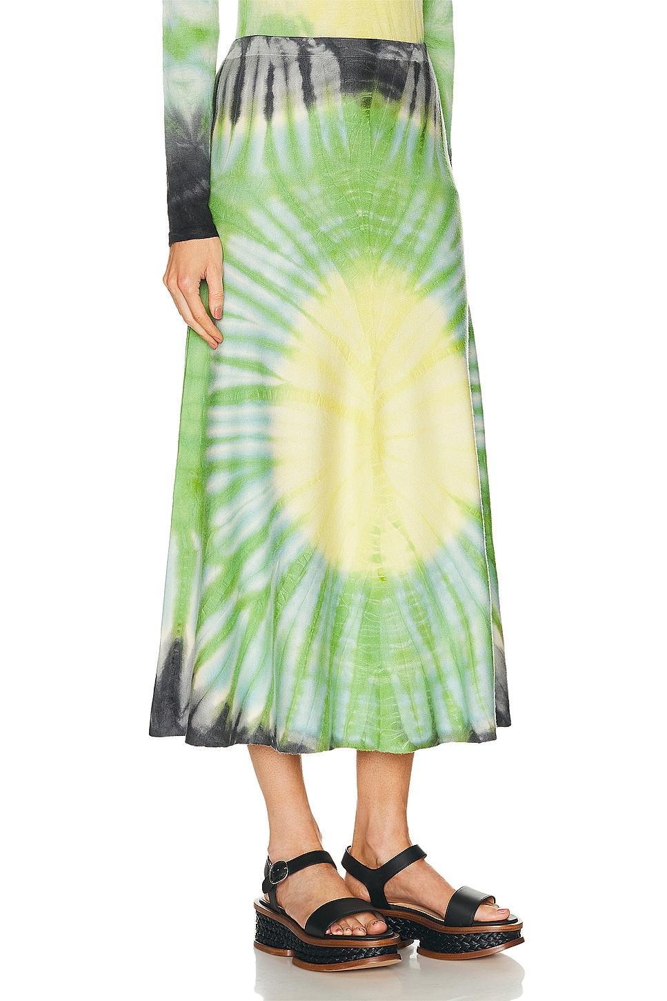 Gabriela Hearst Olive Skirt Green. (also in L, M, S). Product Image