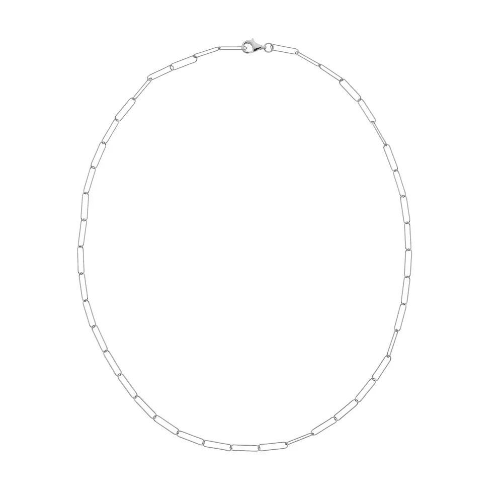 Adornia Link Chain Necklace, Women's, Silver Tone Product Image