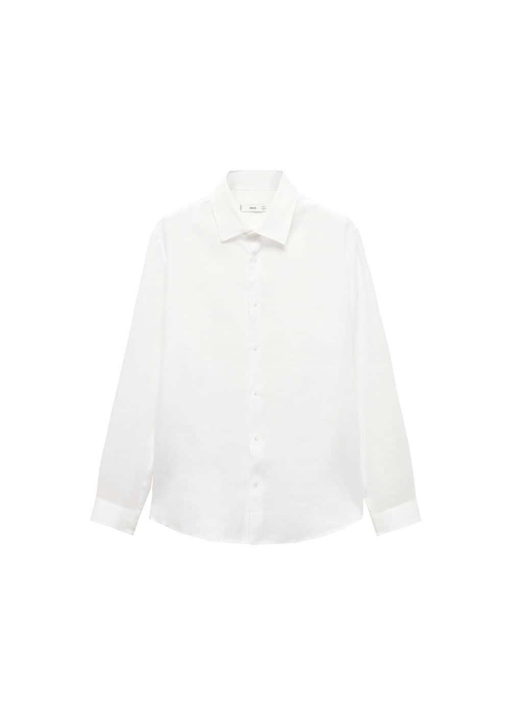 Mango Mens Linen Shirt Product Image