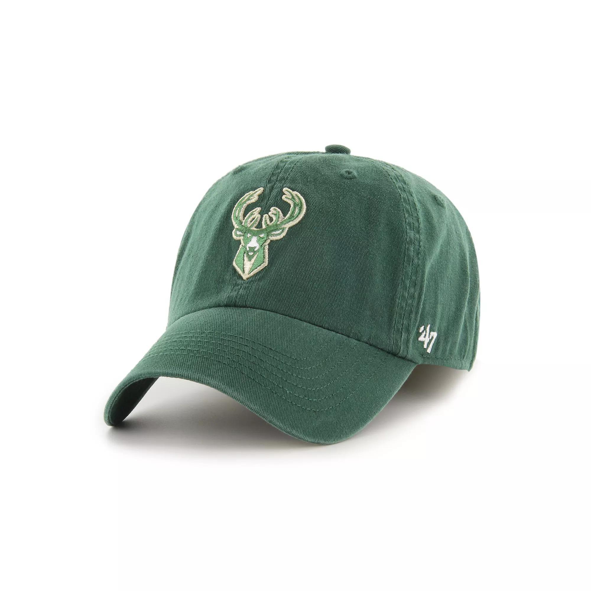 Men's '47 Hunter Green Milwaukee Bucks  Classic Franchise Fitted Hat, Size: XL, Team Product Image