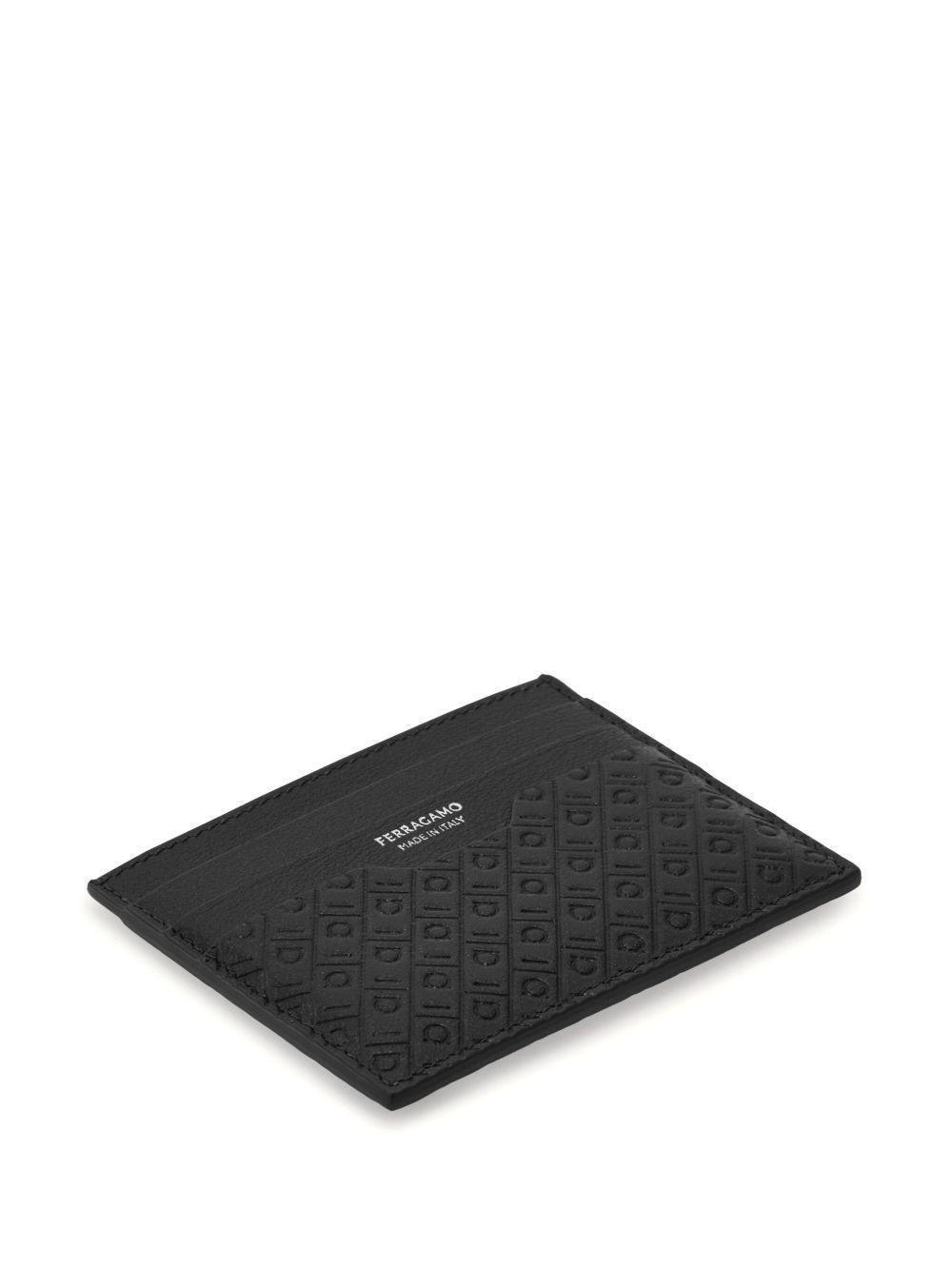 logo-print leather pouch Product Image