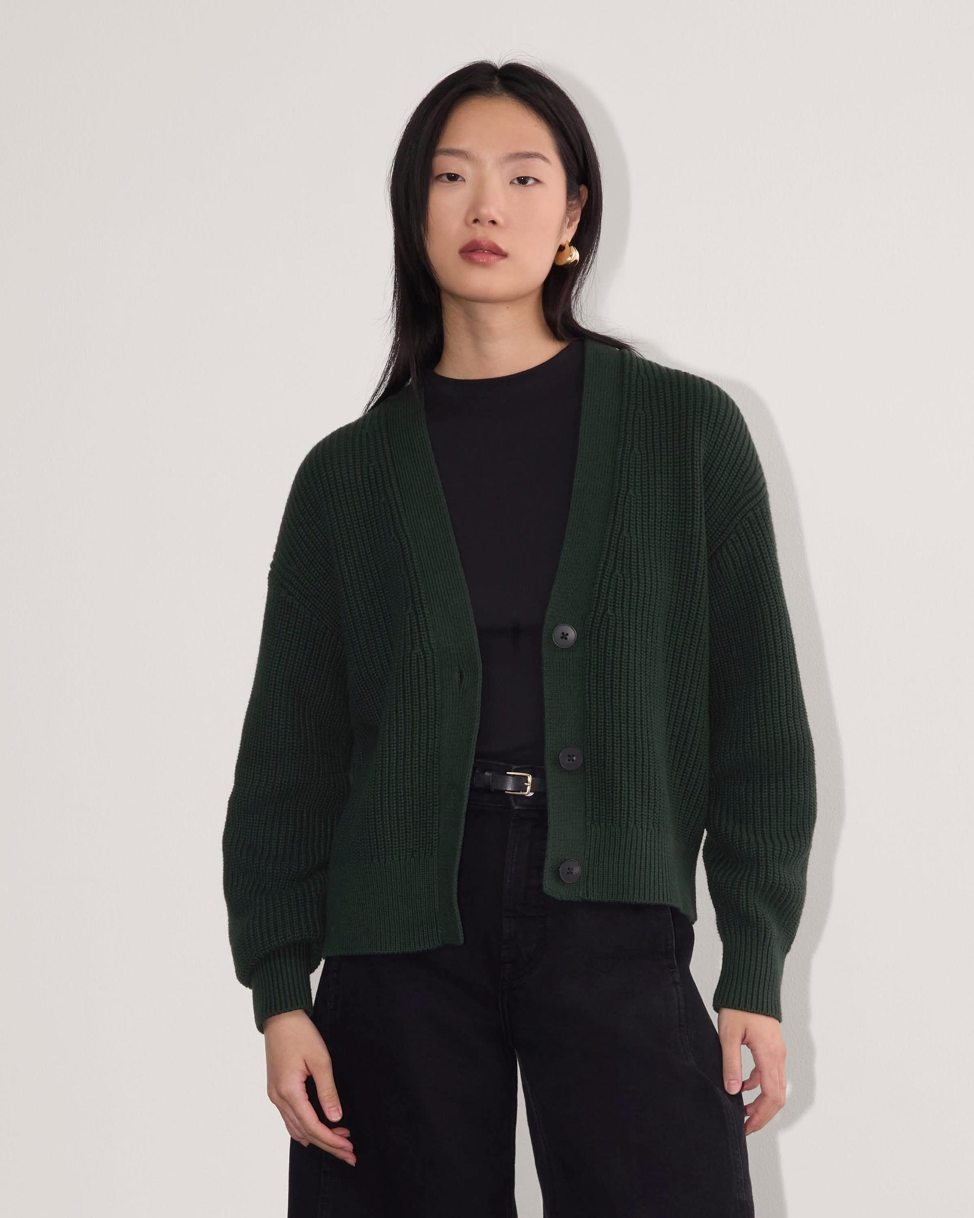 Womens Boxy Cardigan in Everyday Cotton by Everlane Product Image