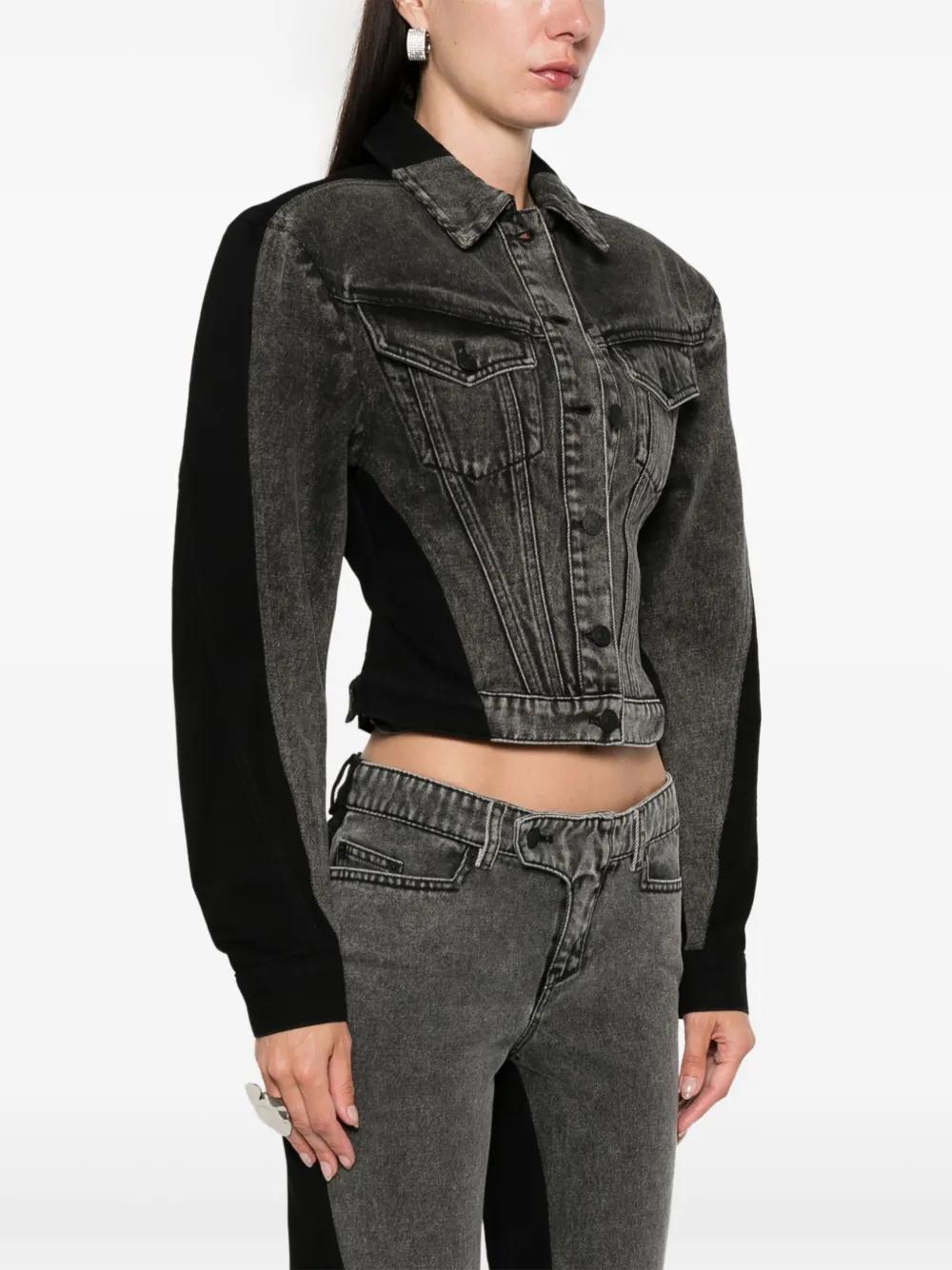 bi-tone denim jacket  Product Image