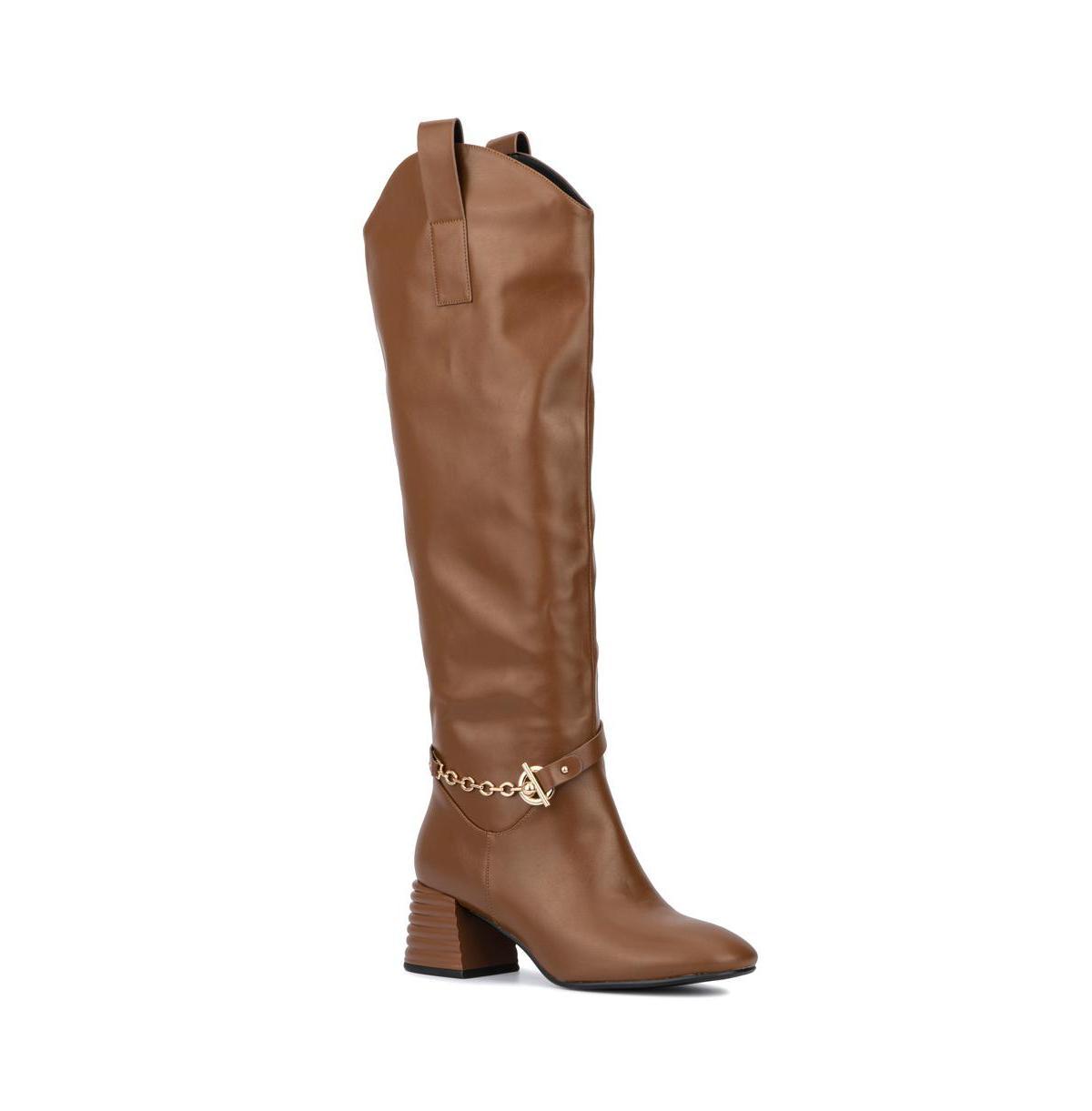 Torgeis Elenora Women's Knee-High Boots, Size: 7.5, Black Product Image
