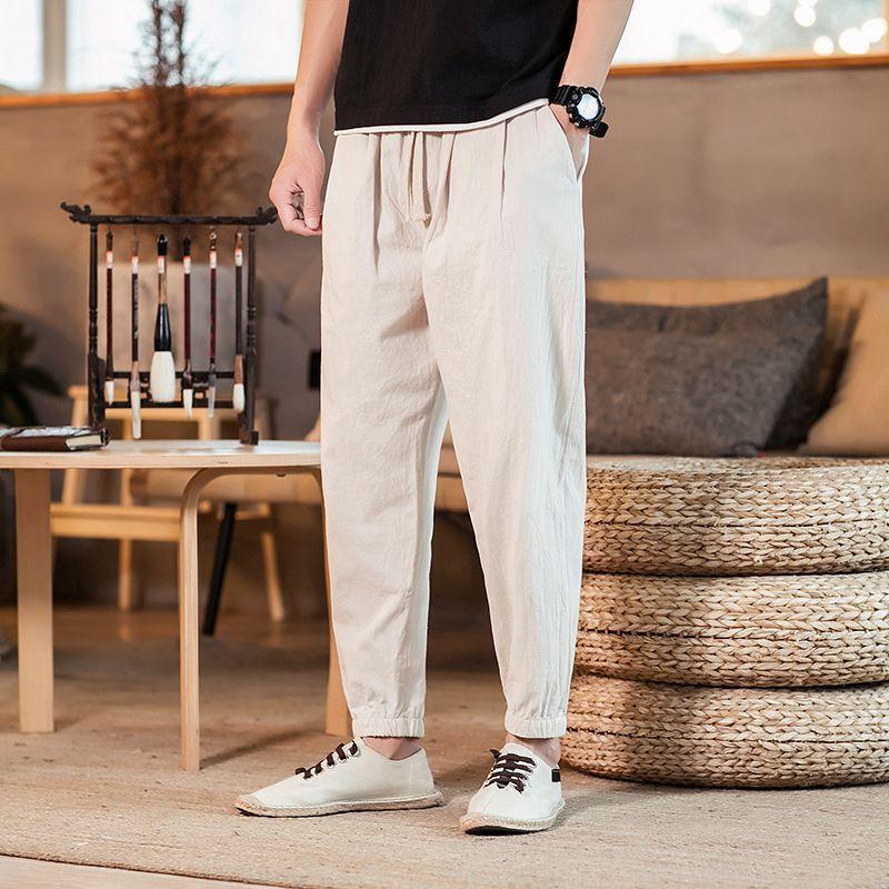 Linen Jogger Pants Product Image