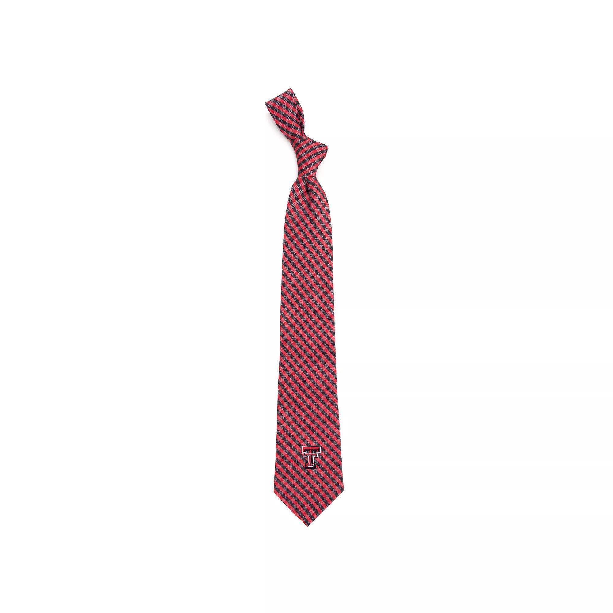 Men's West Virginia Mountaineers Gingham Tie, Team Product Image