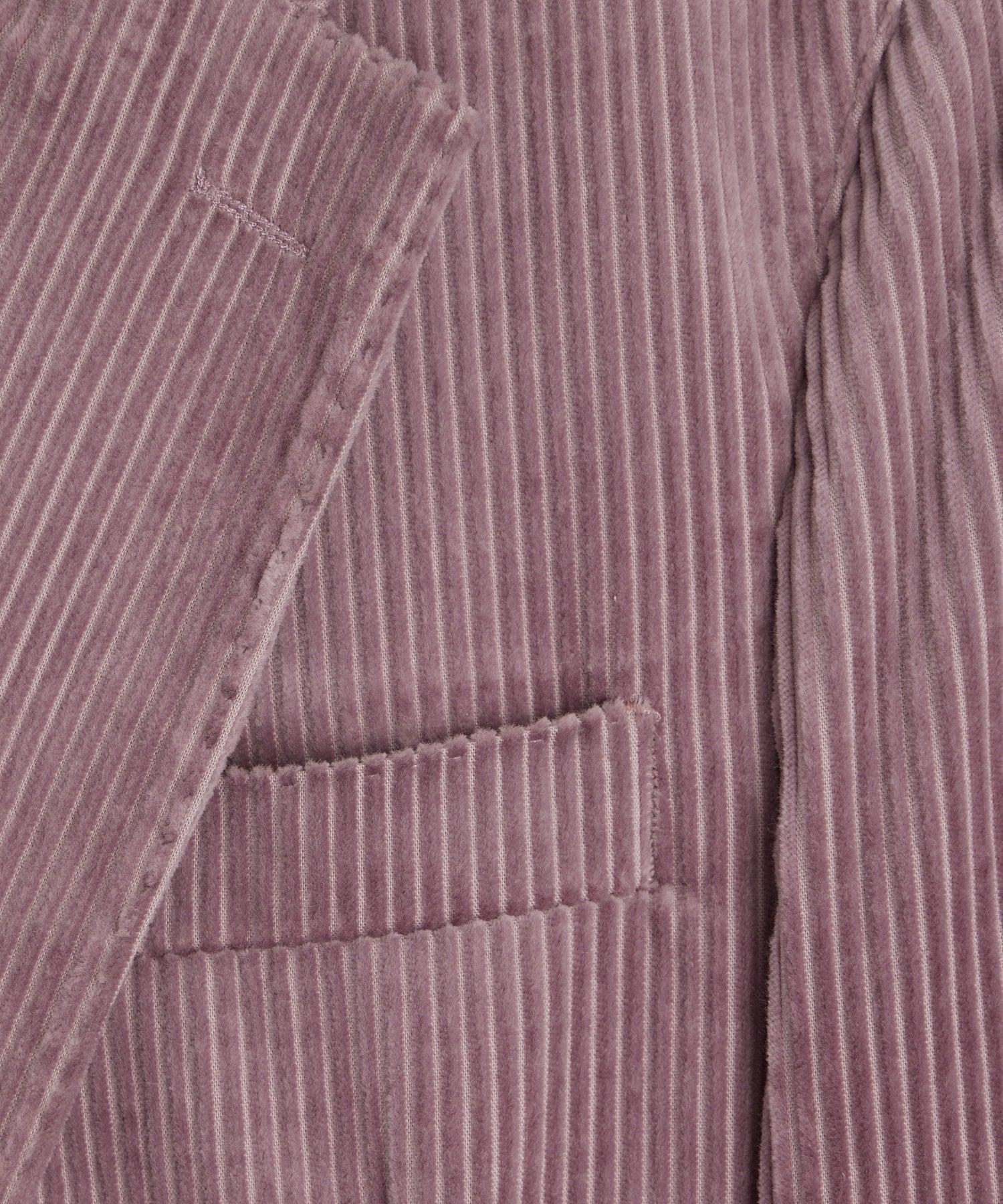 Italian Wide Wale Corduroy Madison Jacket in Mauve Product Image