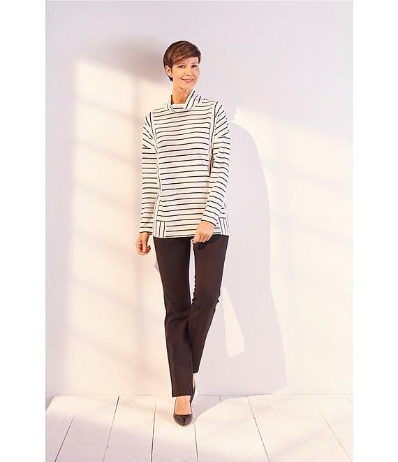 Jones New York Ponte Knit Skinny Leg Pull-On Pants Product Image