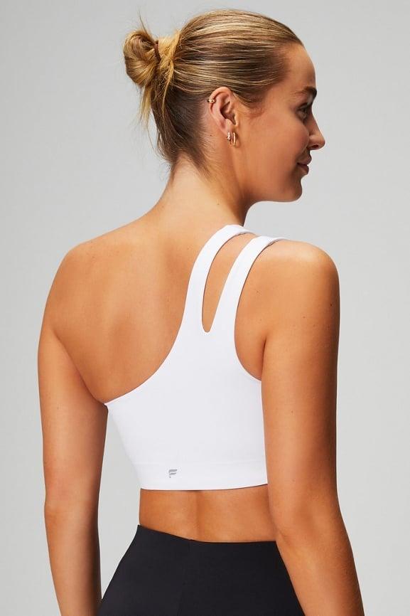 Asymmetrical Double Strap Midi Bra Product Image