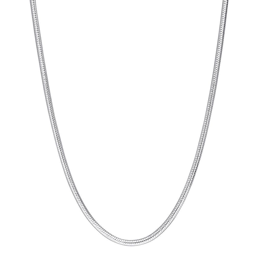 Stella Grace Men's Sterling Silver Snake Chain Necklace, Size: 20" Product Image