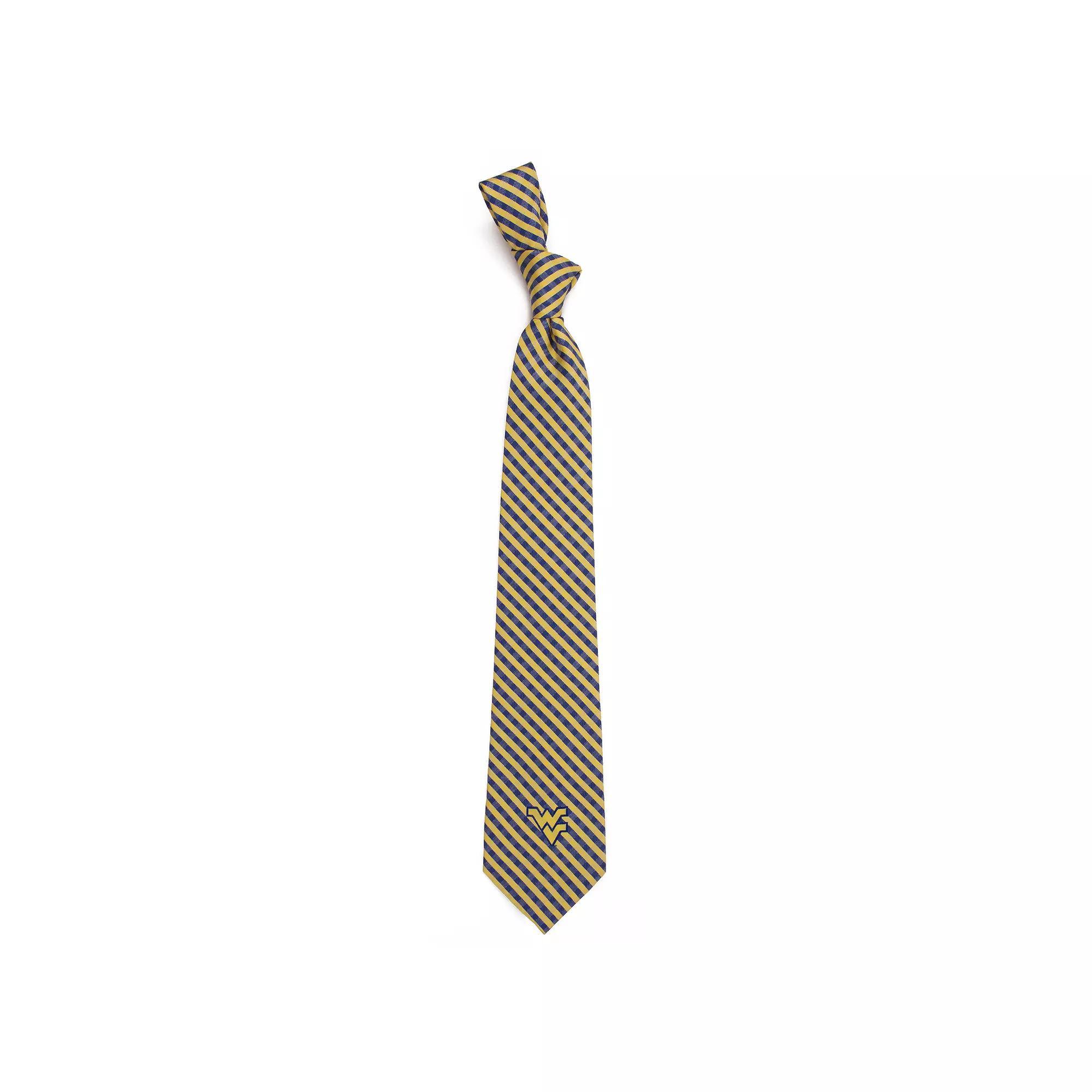 Men's West Virginia Mountaineers Gingham Tie, Team Product Image