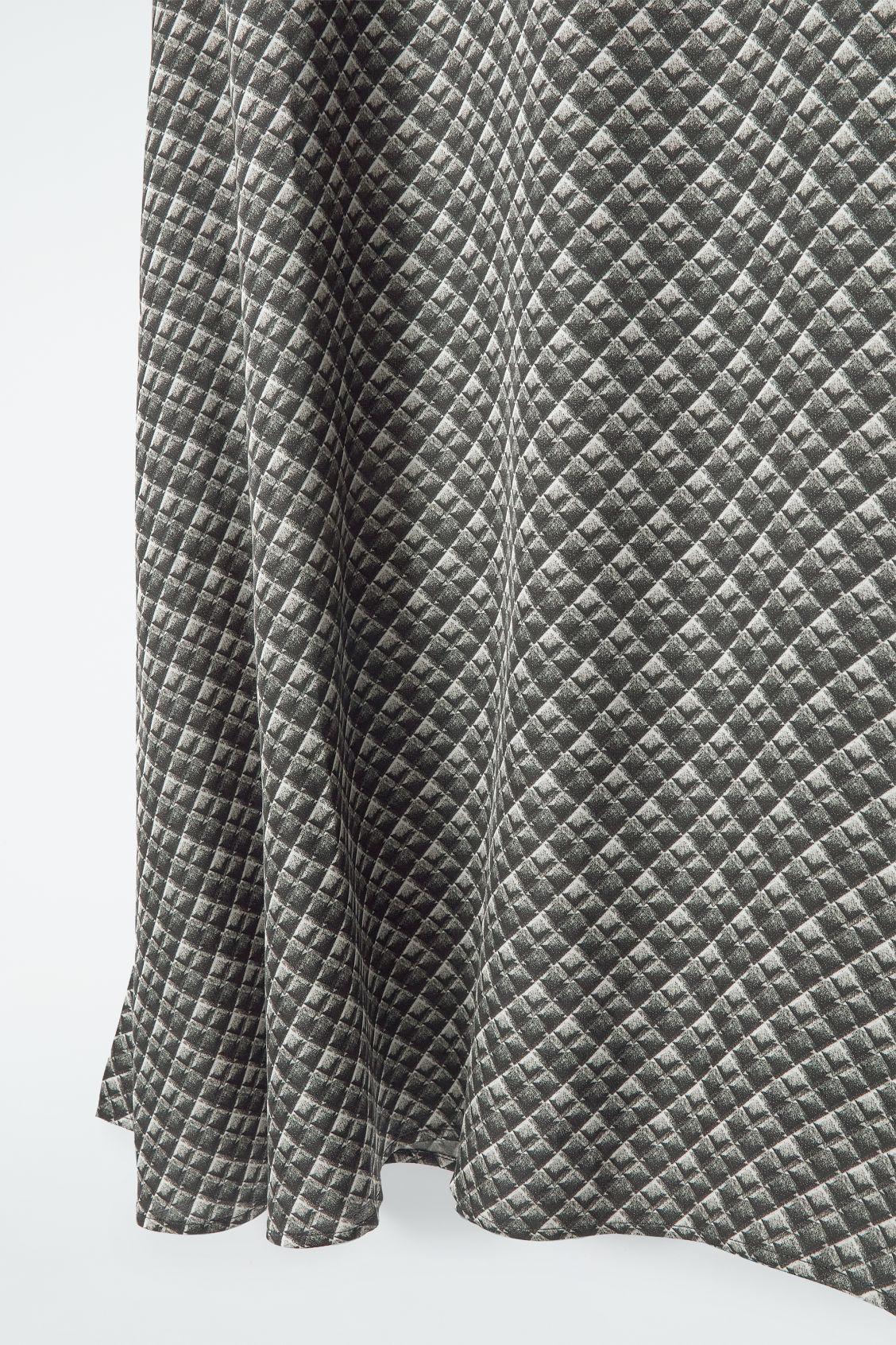 GEOMETRIC-PRINT MAXI SHIRT DRESS Product Image