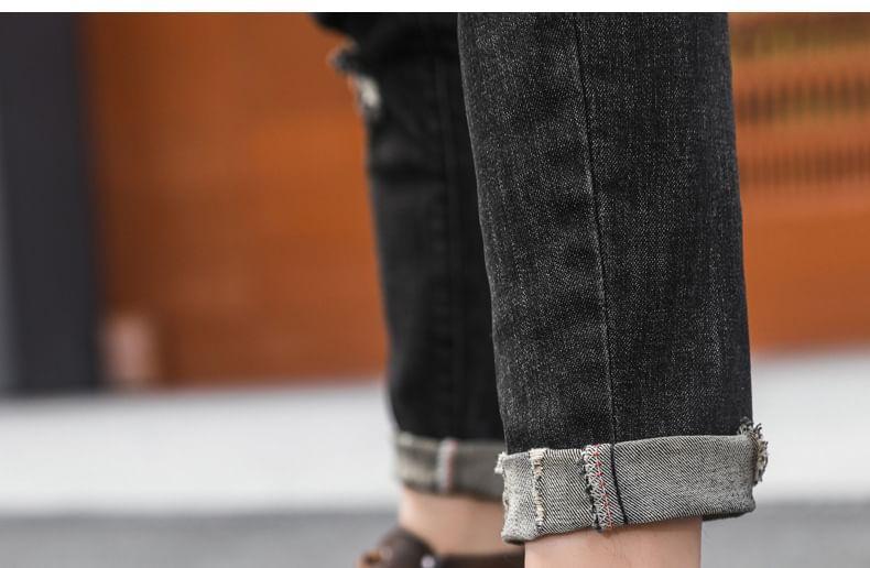 Faux Leather Lace-Up Ankle Boots Product Image
