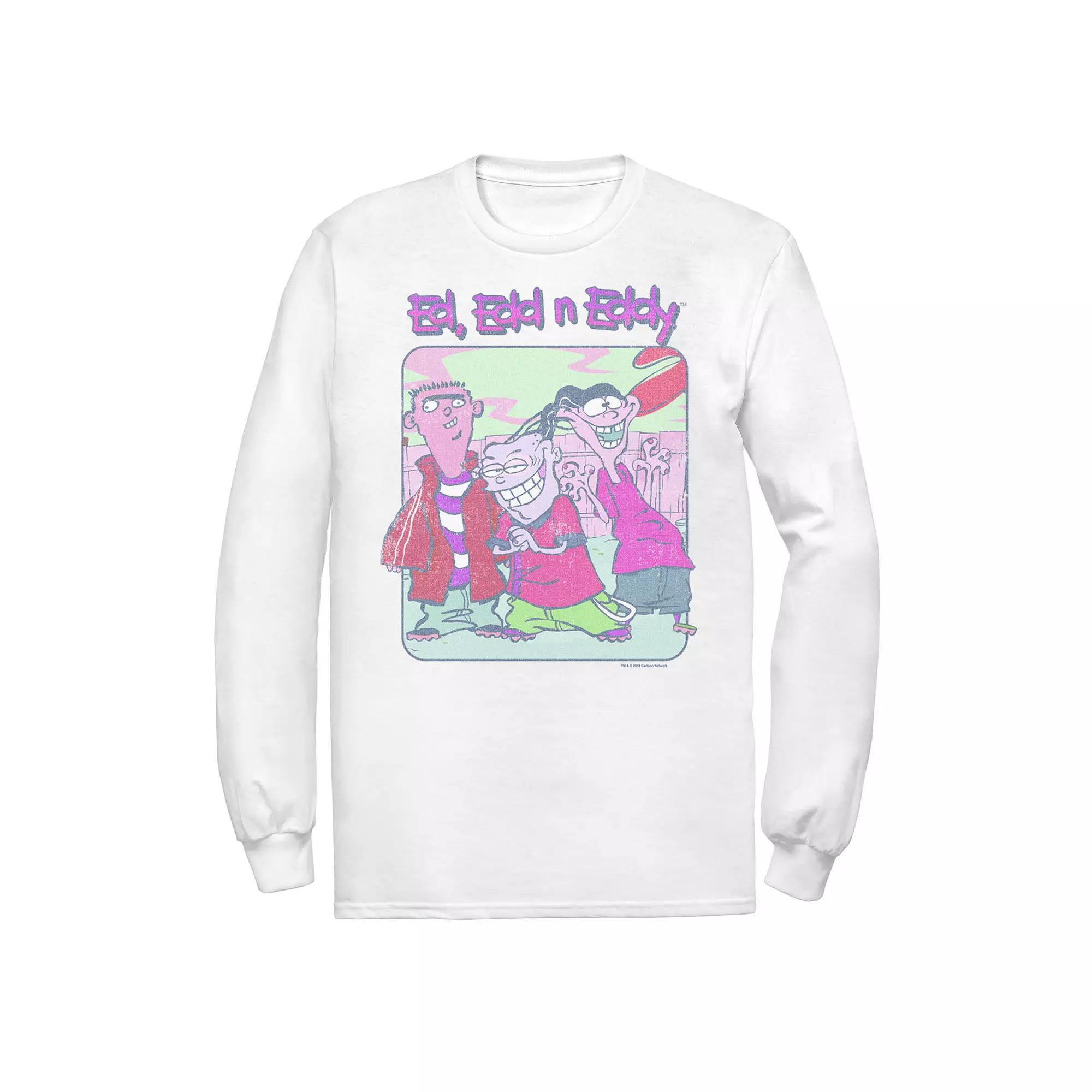 Men's Ed, Edd & Eddy Distressed Poster Tee, Size: XL, White Product Image