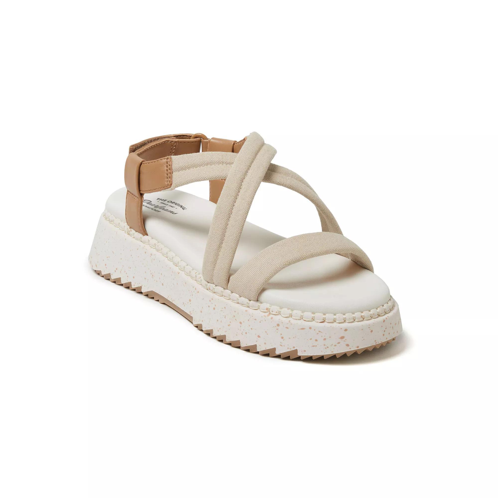Original Comfort by Dearfoams Daylen Women's Platform Sandals, Size: 9, Beige Product Image