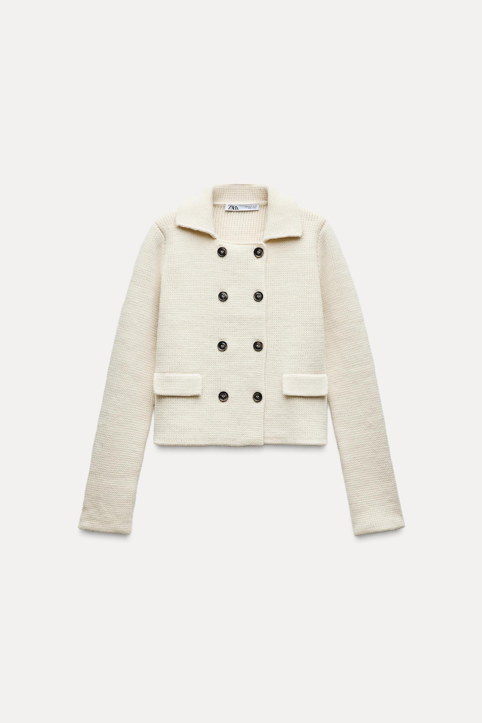 BASIC BUTTONED KNIT CARDIGAN Product Image